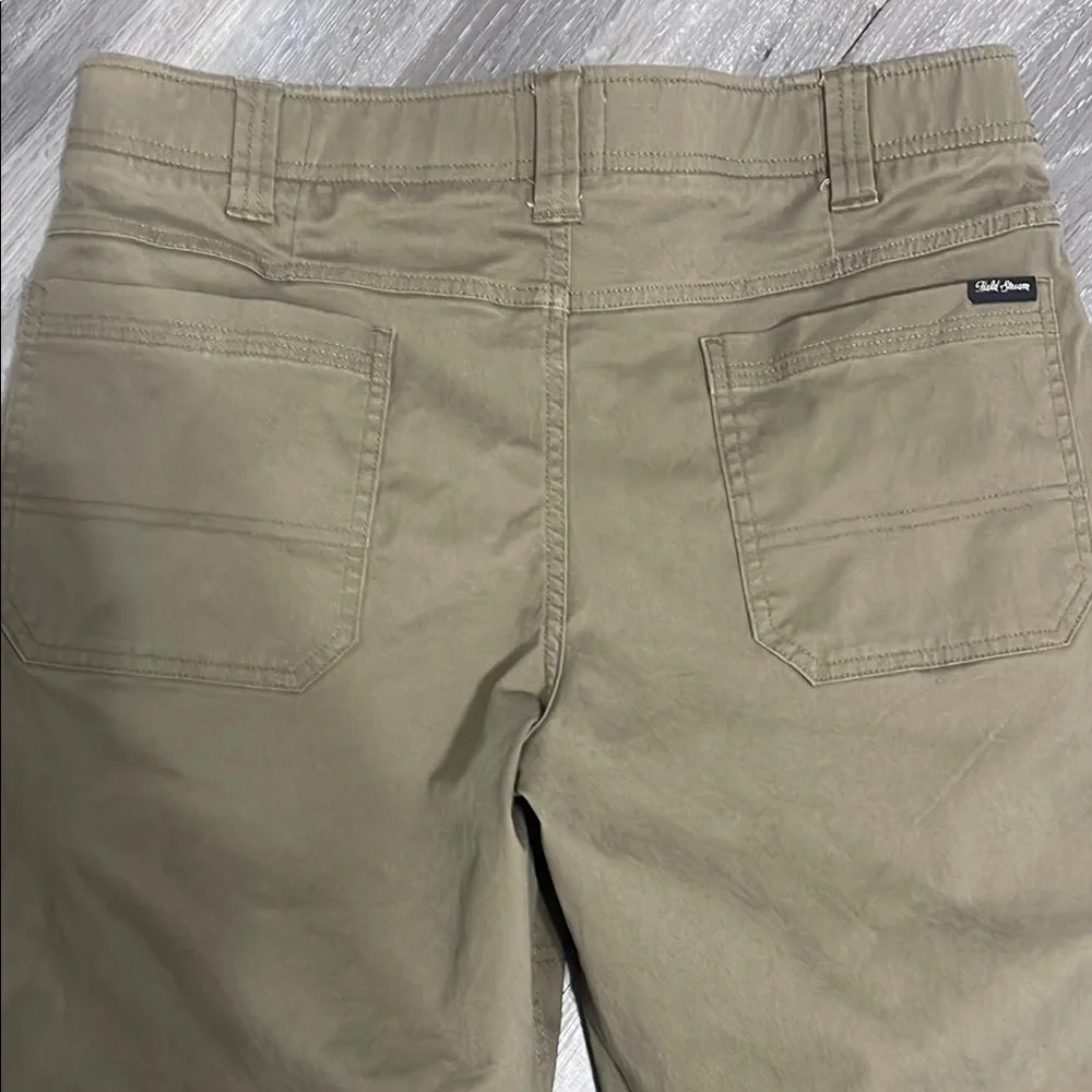 Field & Stream Green Cargo Pants Durable Cotton